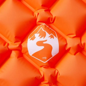 vidaXL Aufblasbare Isomatte Orange 190x58x6 cm 4007114