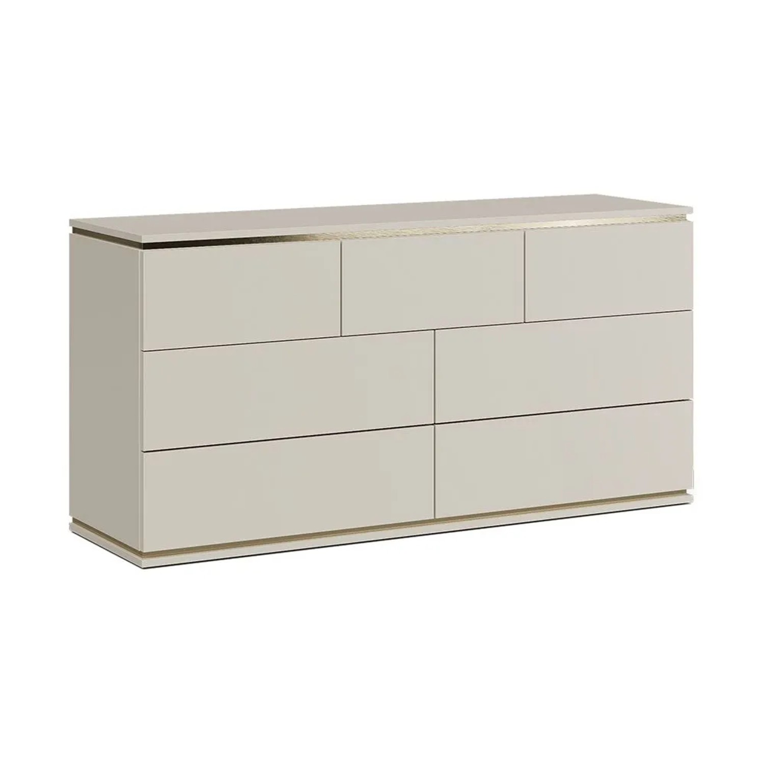 Vicco Kommode Linette Cashmere 140 x 70 mit 7 Schubladen Art Nr 57967