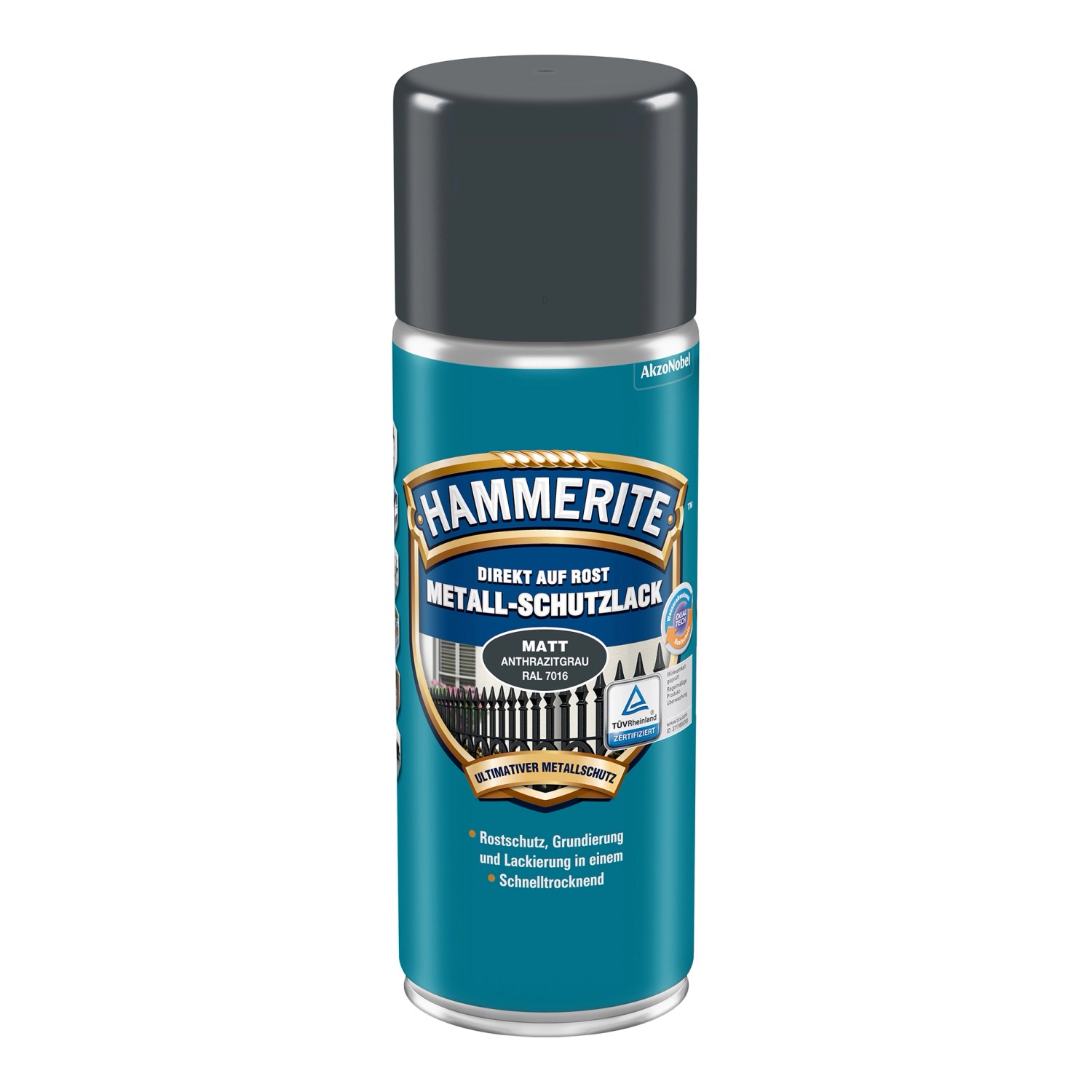 Hammerite Metall-Schutzlack Spray Ral 7016 Anthrazitgrau 400 ml günstig online kaufen