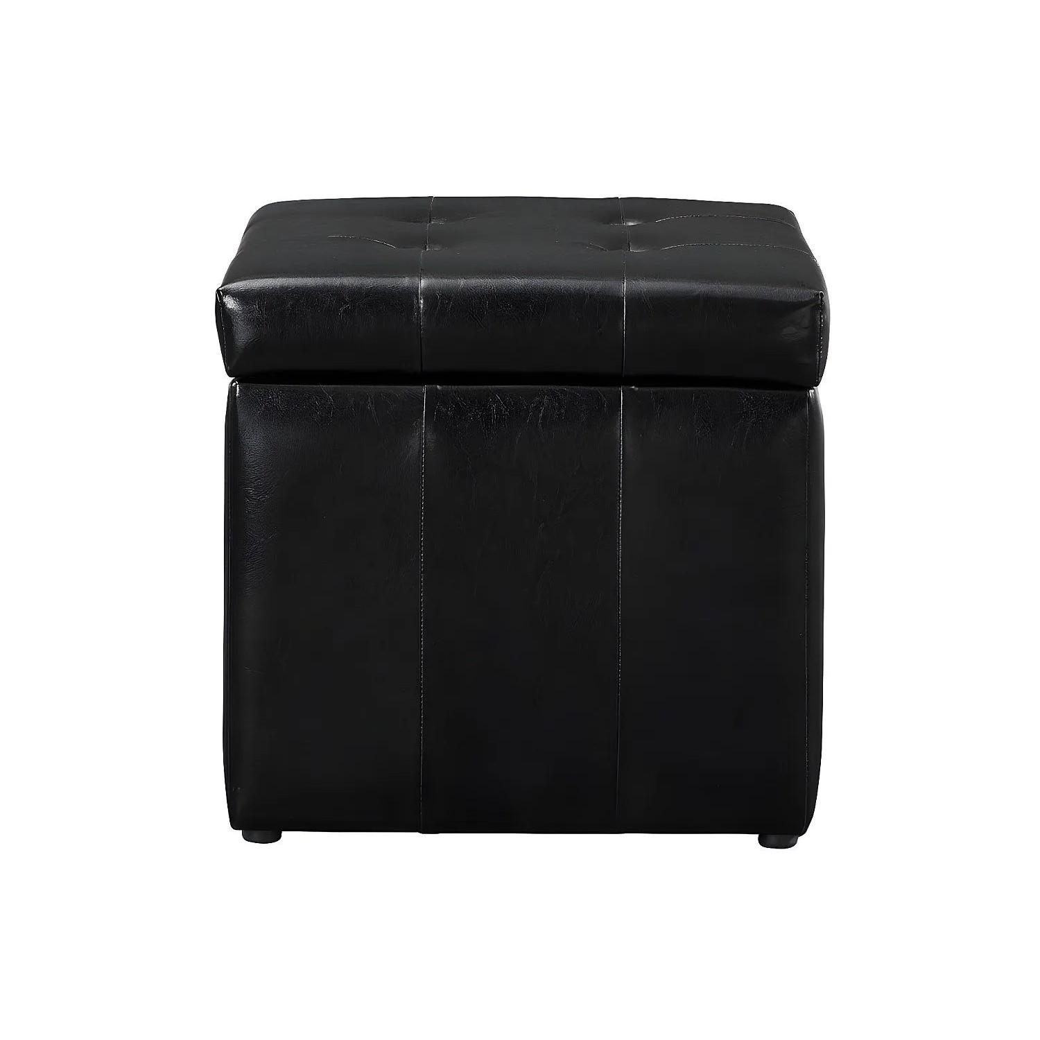 Vente-unique Sitzhocker Serafino Schwarz 49 cm