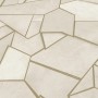 Beige Vliestapete mit Mosaikmuster in Schieferoptik von Erismann, Kollektion Elle Decoration 4.