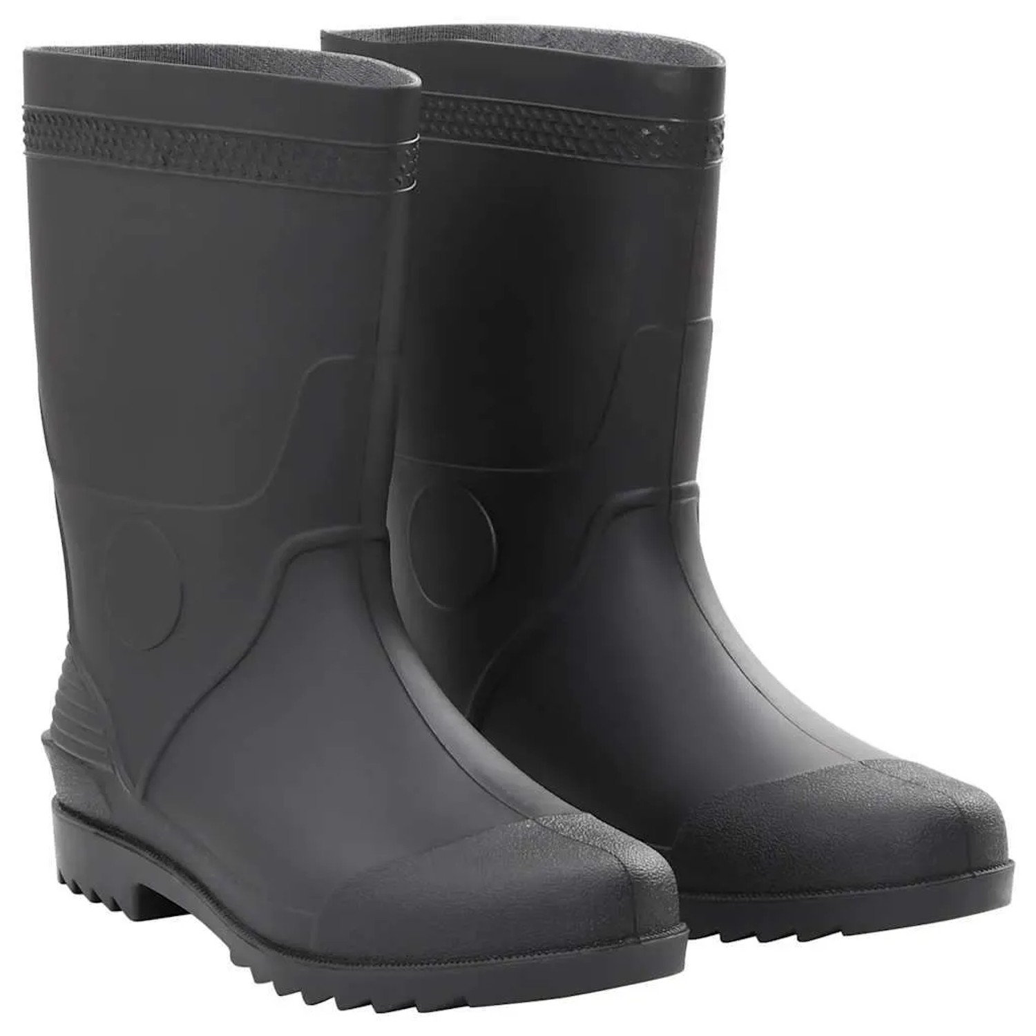vidaXL Gummistiefel Schwarz Größe 45 PVC 137612