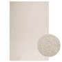 vidaXL Teppich ZIZUR Creme 140x200 cm Jute-Optik Indoor und Outdoor 4010378