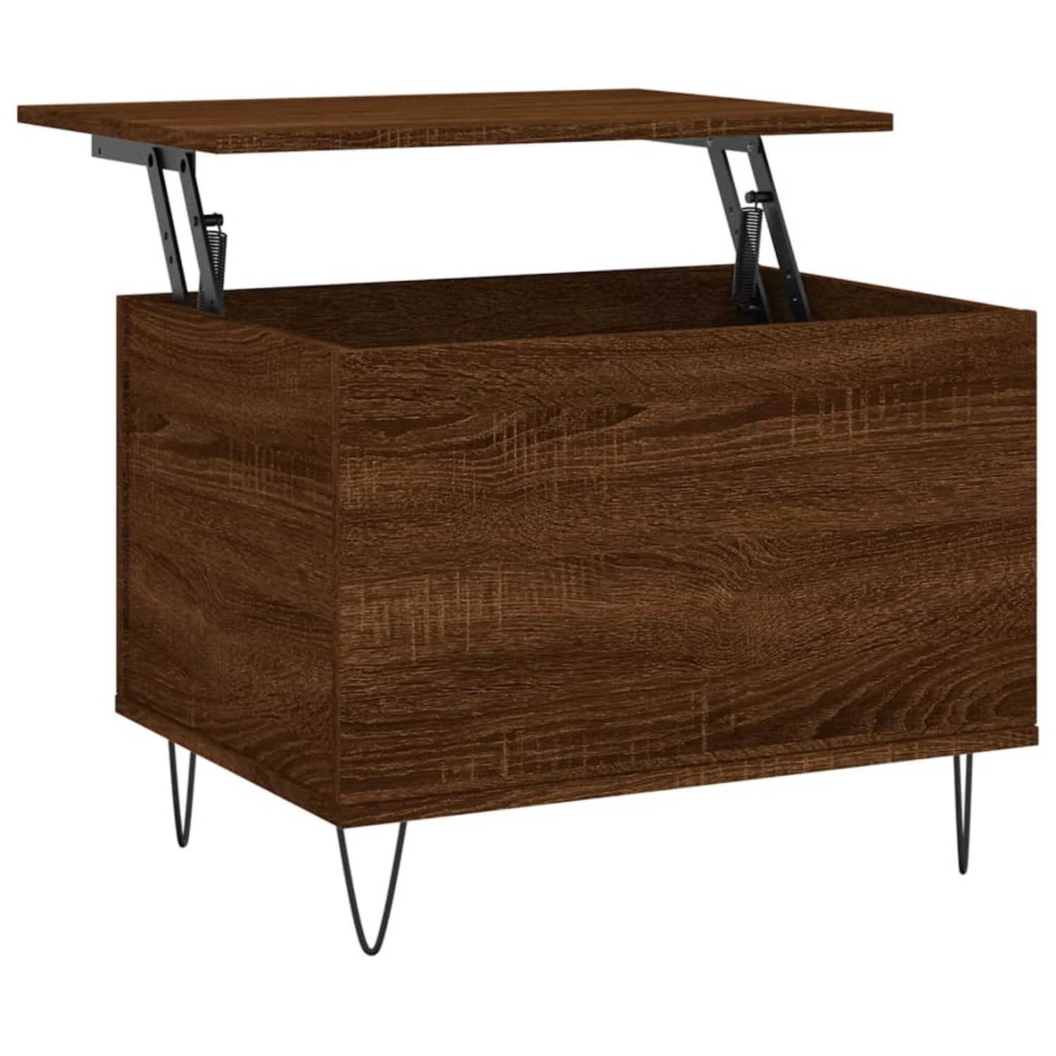 vidaXL Couchtisch Braun Eichen-Optik 60x44,5x45 cm Holzwerkstoff Modell 2 günstig online kaufen