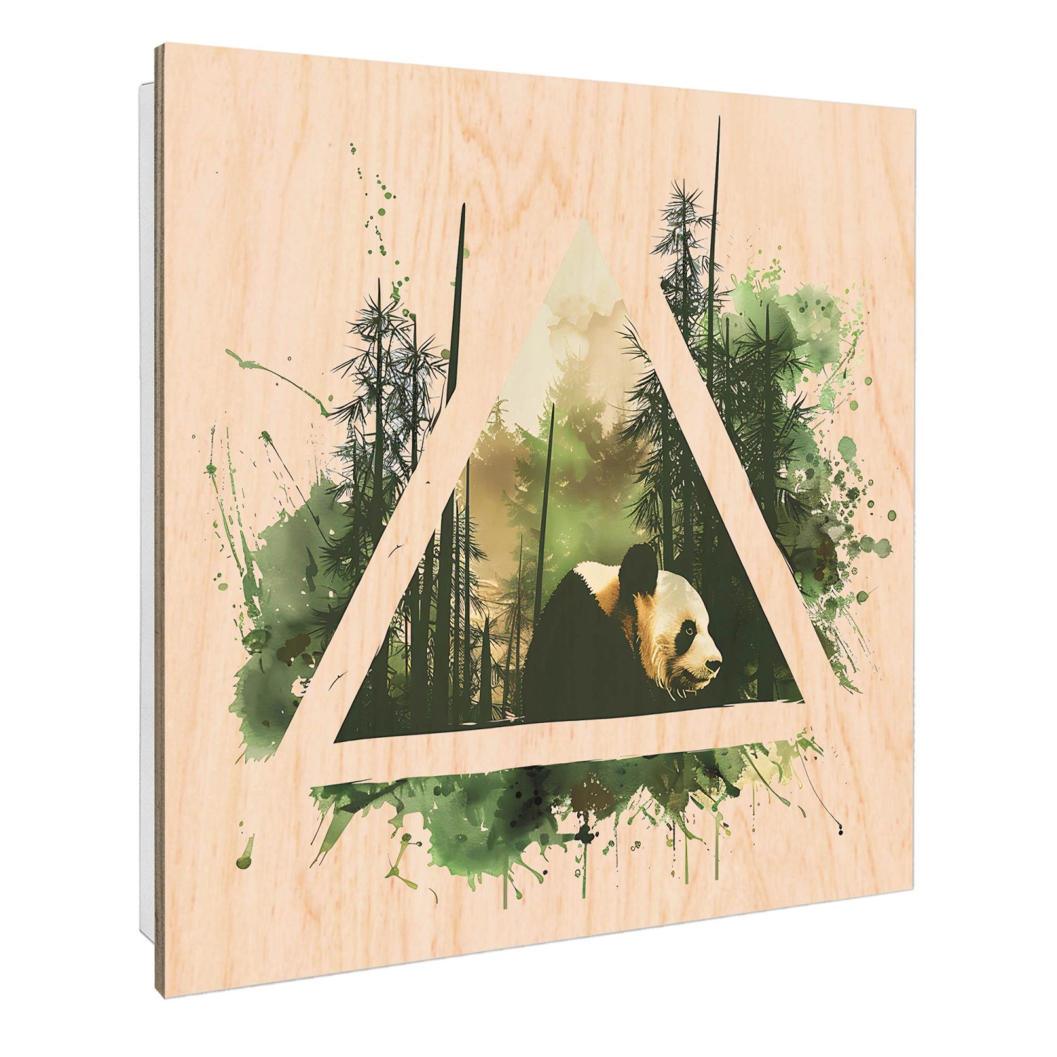 Banjado Schlüsselkasten mit Holzfront 30x30cm Weiß Scharnier Links 50 Haken günstig online kaufen
