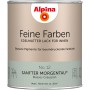 Alpina Feine Farben Lack No. 12 Sanfter Morgentau, grau-grün, edelmatt, 750 ml Dose.