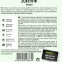 Sperli Zucchini Diamant F1-Hybride Samenpackung, mittelgrüne Früchte.