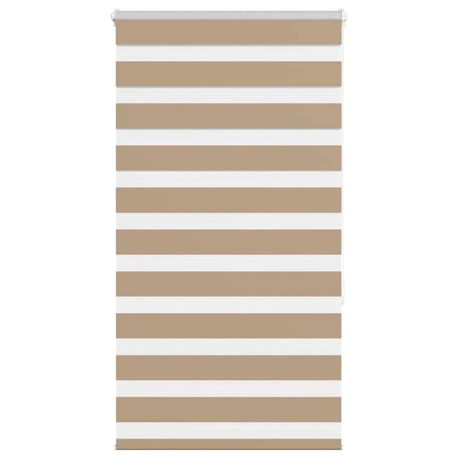 vidaXL Doppelrollo Sandbraun 70x150 cm Stoffbreite 65,9 cm Polyester 401454 günstig online kaufen