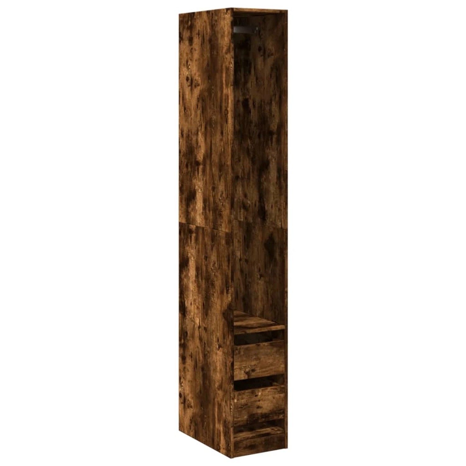 vidaXL Kleiderschrank Räuchereiche 30x50x200 cm Holzwerkstoff 3307742 günstig online kaufen