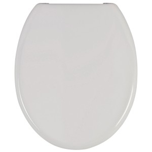 Weißer WC-Sitz Andy von Sanitop-Wingenroth mit Absenkautomatik.