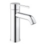 Glänzende Grohe Essence Waschtischarmatur in Chrom, S-Size. Elegante Einhand-Armatur für das Waschbecken.