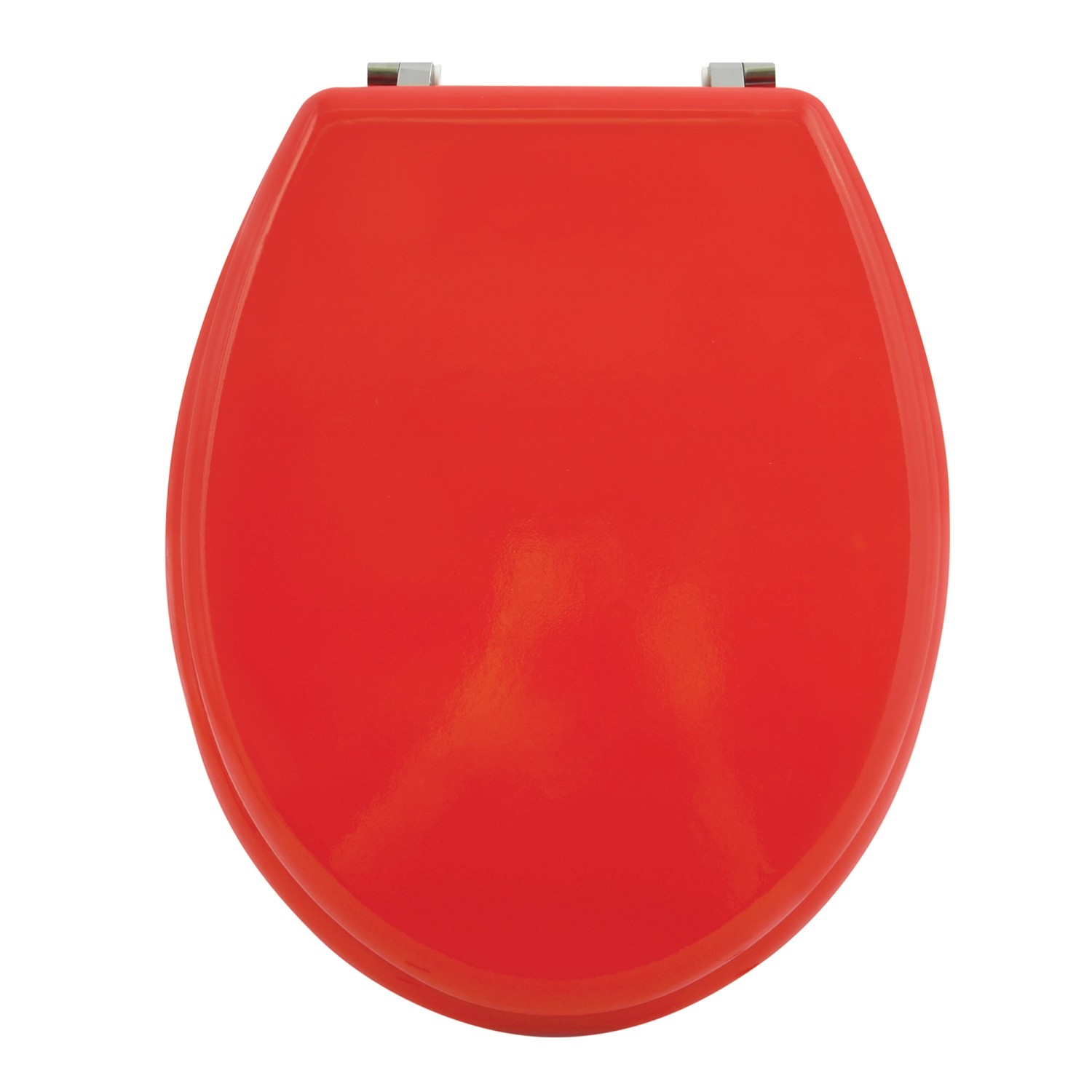 MSV WC-Sitz Cleo MDF 45 cm x 37 cm x 5,6 cm Rot Glänzend günstig online kaufen