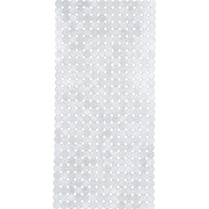 Kleine Wolke Wanneneinlage Sign, 36x80cm, transparent mit Kreismuster für sicheren Halt in der Badewanne.