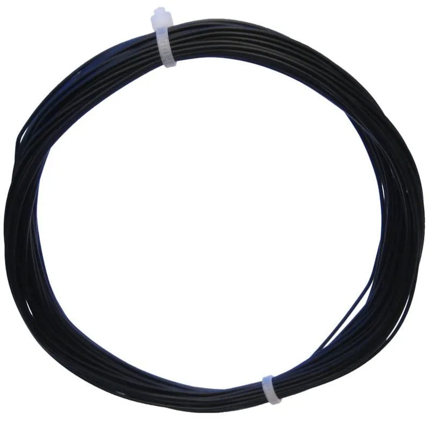 world-trading-net 10m Litze Flexibel Schwarz 014mm² Ø11mm