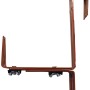 Siena Garden Blumenkastenhalter Gigant, Terra, verstellbarer Halter für Geländer und Mauern.