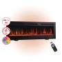 Kaminio Elektrokamin Marlon 3in1, 60 Zoll, mit 3D-Flammeneffekt und Fernbedienung.