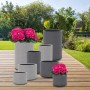 Pflanztopf Fiberstone Grau 48 cm x Ø 33 cm_3