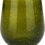 Grüner Teelichthalter Dark Wonder aus Glas, 11 cm hoch, Ø 10 cm. Kerzenhalter für stimmungsvolle Beleuchtung.