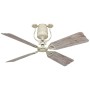 CASAFAN Roadhouse Eco Deckenventilator, 132 cm, Shabby White, mit Fernbedienung.