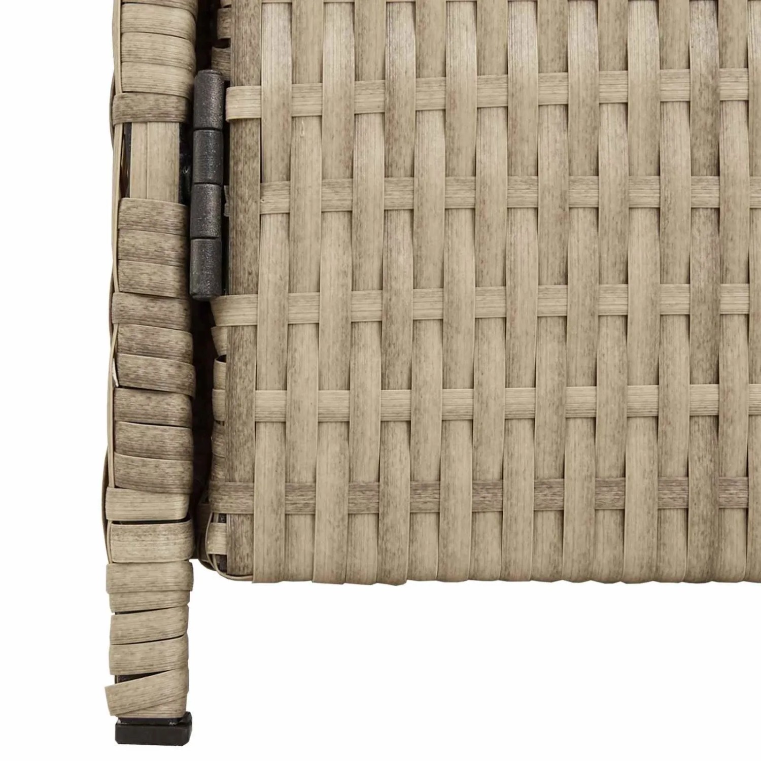 vidaXL Schrank mit Tür Beige 70 x 50 x 87 cm Polyester und Roly Ratten 42026914_11
