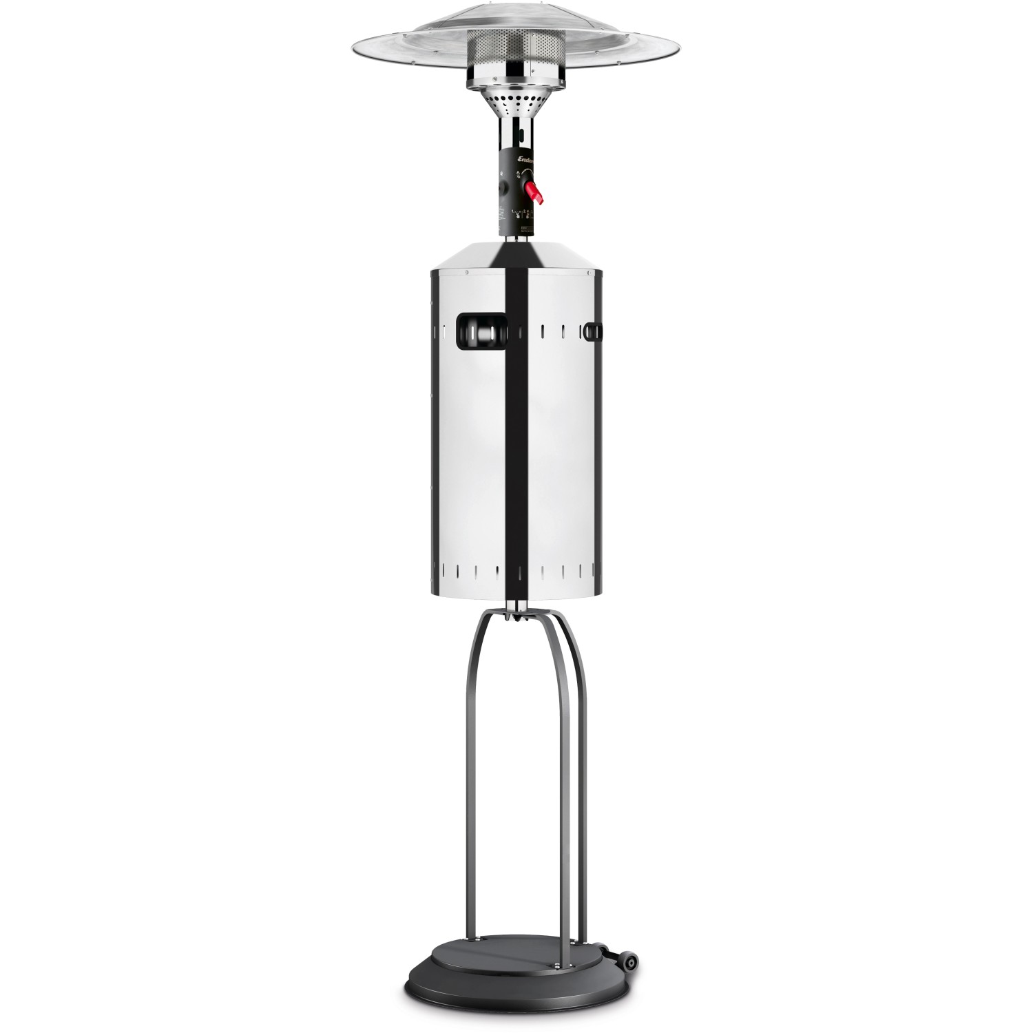 Enders Terrassenheizer Elegance, 6 kW, Eco Green-Brenner, Edelstahl, für gemütliche Wärme auf der Terrasse.