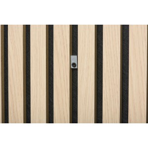 Denpanels Halterung, 2 Stück, schwarz, zur vertikalen oder horizontalen Montage von Paneelen.