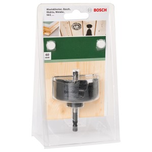 Bosch Lochsäge 60 mm für Spot-Strahler, geeignet für Holz und Gipskarton.