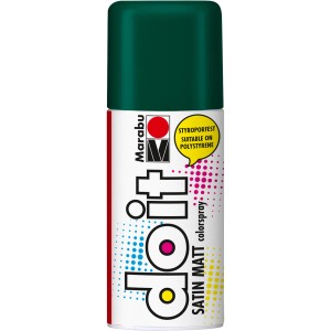 Marabu Colorspray Do It Satin Matt, 150 ml, Dunkelgrün. Sprühfarbe für Bastel- und Heimwerkprojekte.