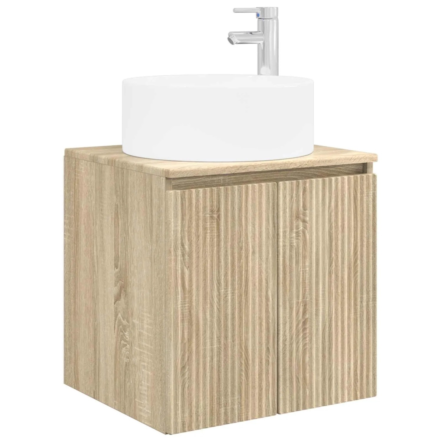 vidaXL Wandmontierte Waschbecken-Vanität Sonoma-Eiche 890464