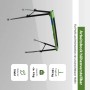 2er Set TRUTZHOLM Arbeitsbock, höhenverstellbar bis 91cm, Stahl, grün/schwarz.