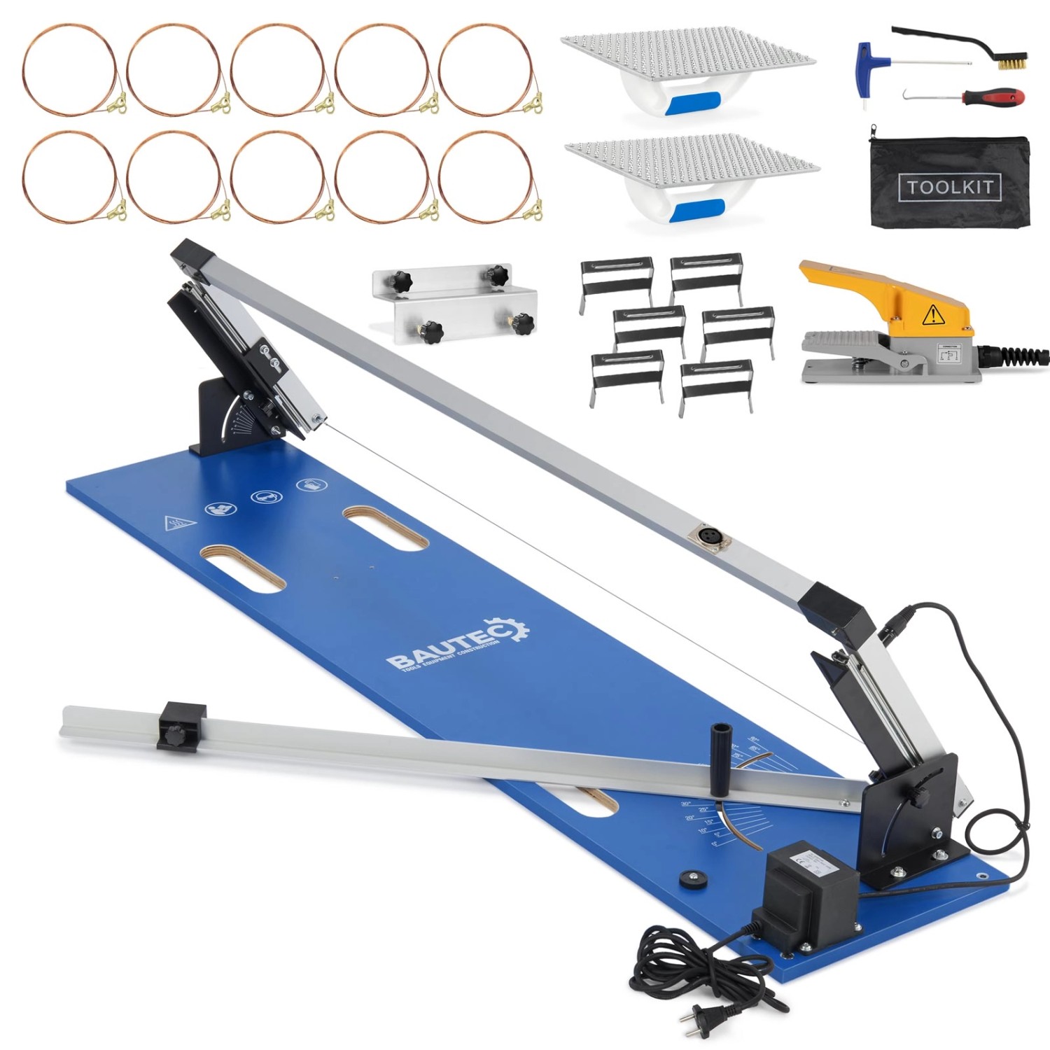 BAUTEC Styroporschneider GAZELLE 2 Tischgerät 200 W inkl. 10 Schneidedrähte günstig online kaufen