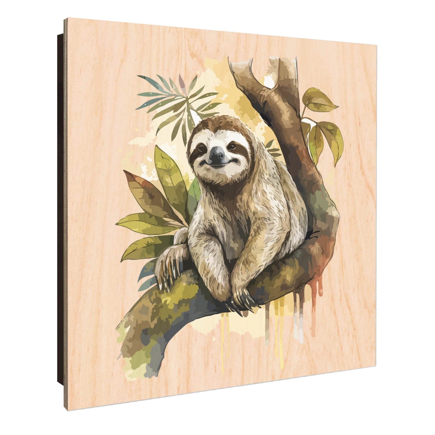 Banjado Großer Schlüsselkasten Holz 30x30cm Schwarz Scharnier Links 50 Hake günstig online kaufen