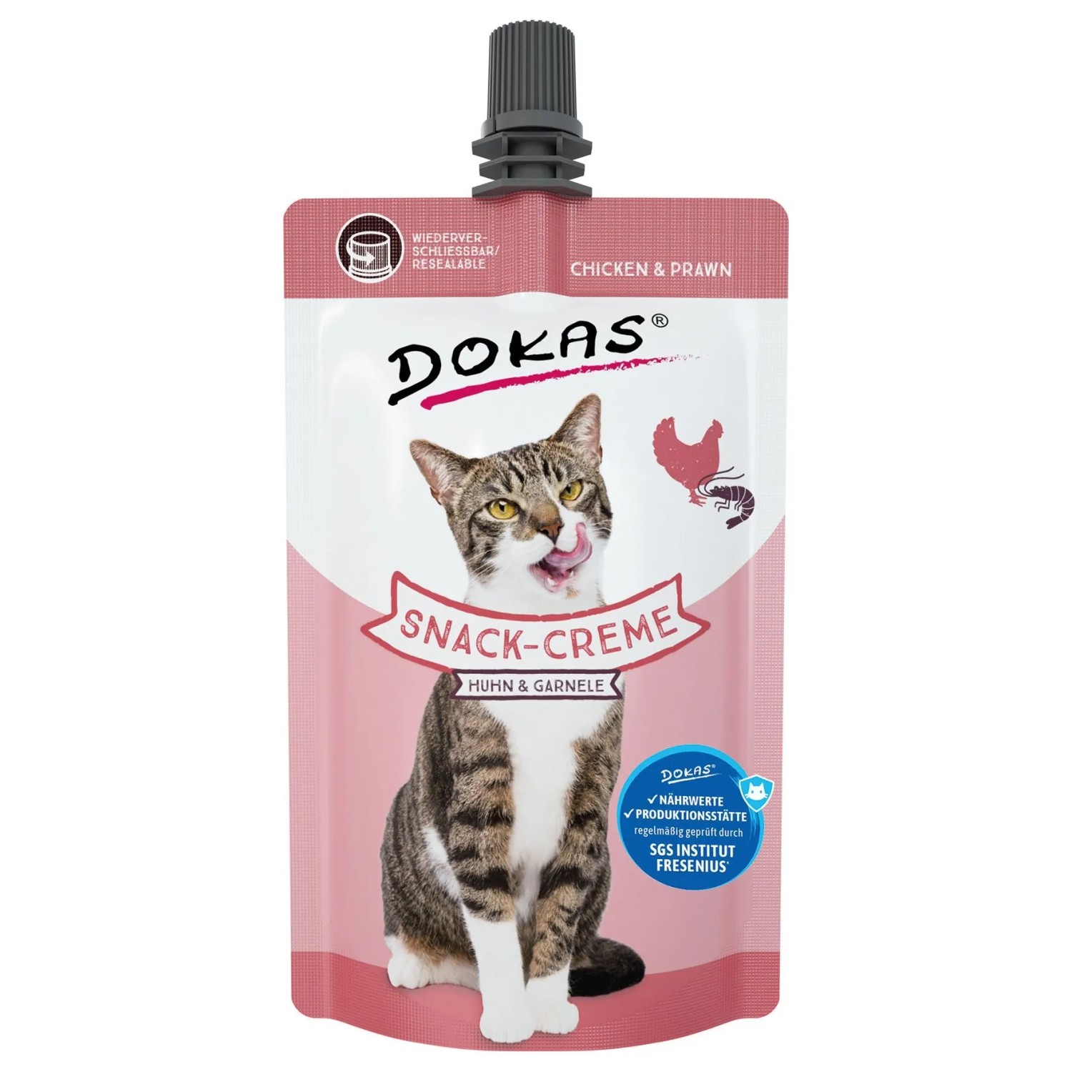 Dokas Snack-Creme Huhn und Garnele 90 g