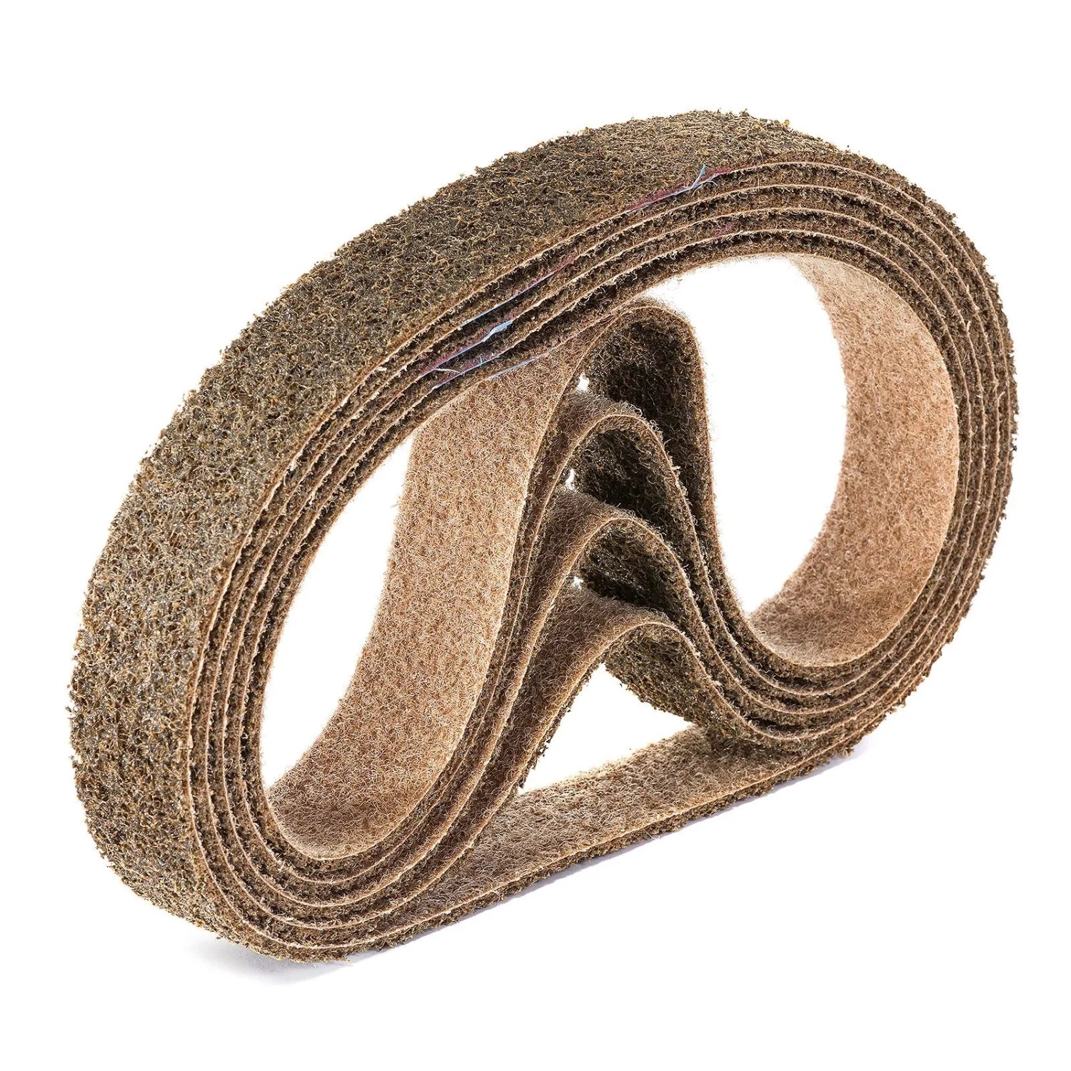 Score-Abrasives Gewebe Schleifband 30x533 mm Grob in Braun 5 Stück