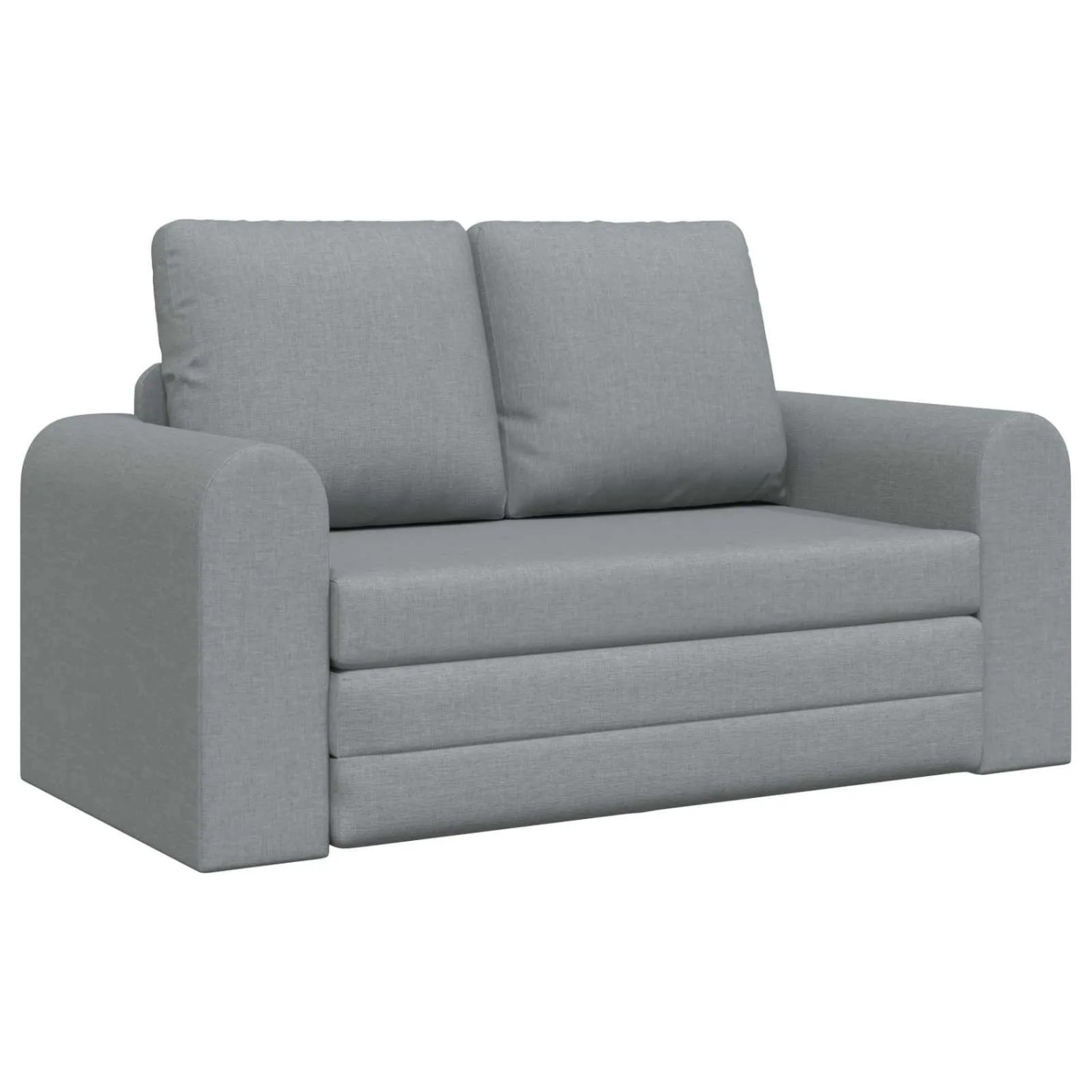 vidaXL Klappsofa Bett Hellgrau 148 x 71 x 83 cm Stoff 42030506 günstig online kaufen