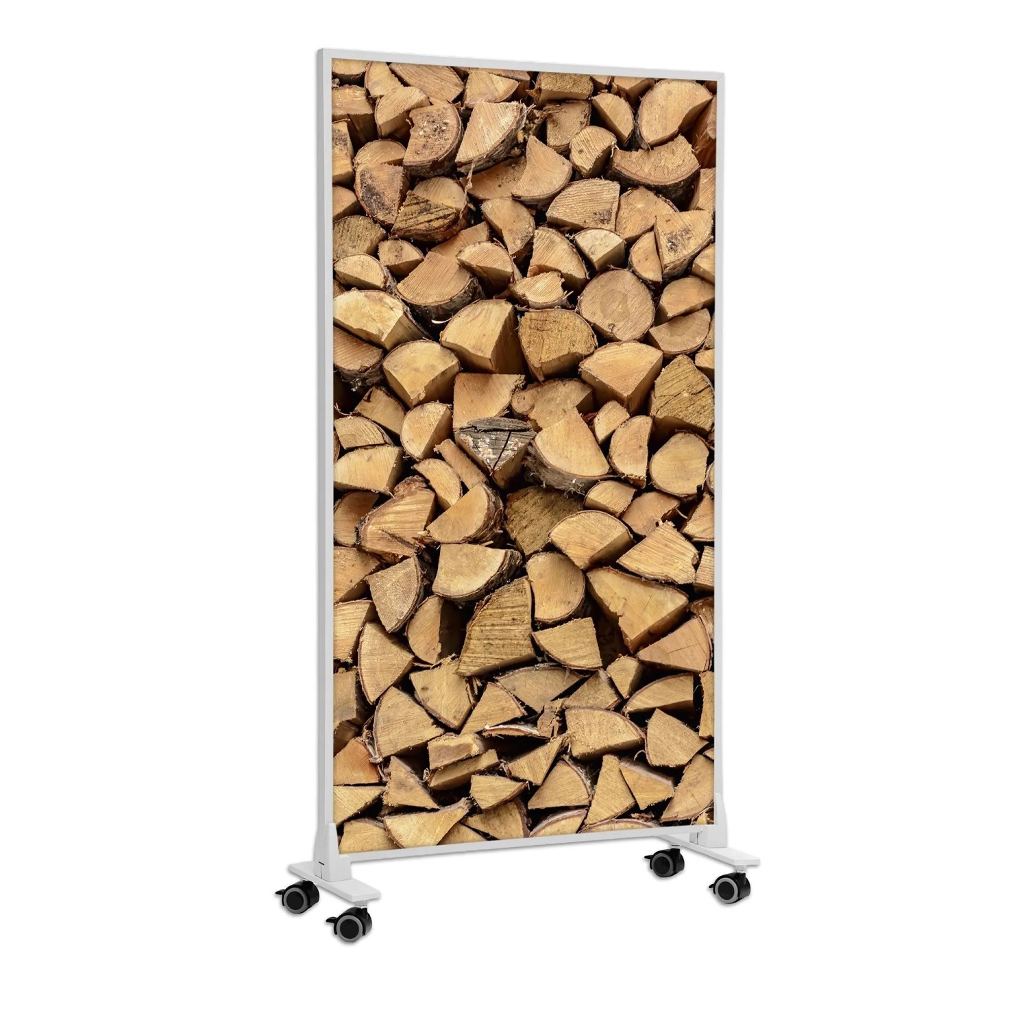 Könighaus Infrarotheizung Holzstapel mit Rollen 450 W