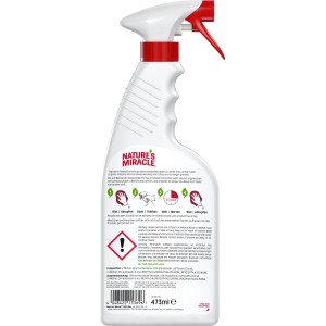 Nature's Miracle Fleckenentferner für Katzen, 473ml Flasche mit Sprühkopf, zur Reinigung von Katzenverschmutzungen.