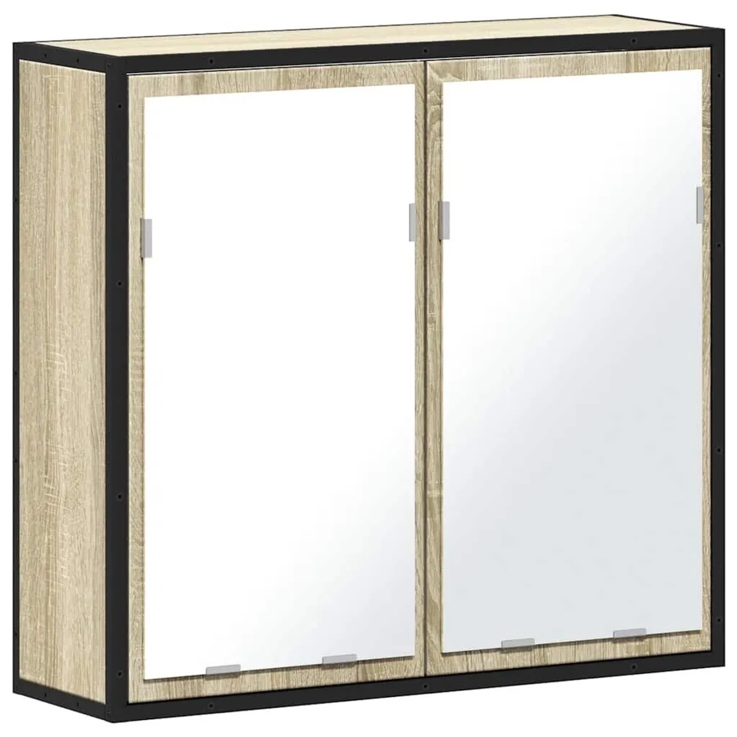 vidaXL Badezimmer-Spiegelschrank Sonoma-Eiche 65 x 20 x 60 cm Holzwerkstoff günstig online kaufen