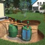 4rain Herkules Tanksystem 4800l als Komplettpaket für den Garten, unterirdisch verbaut.