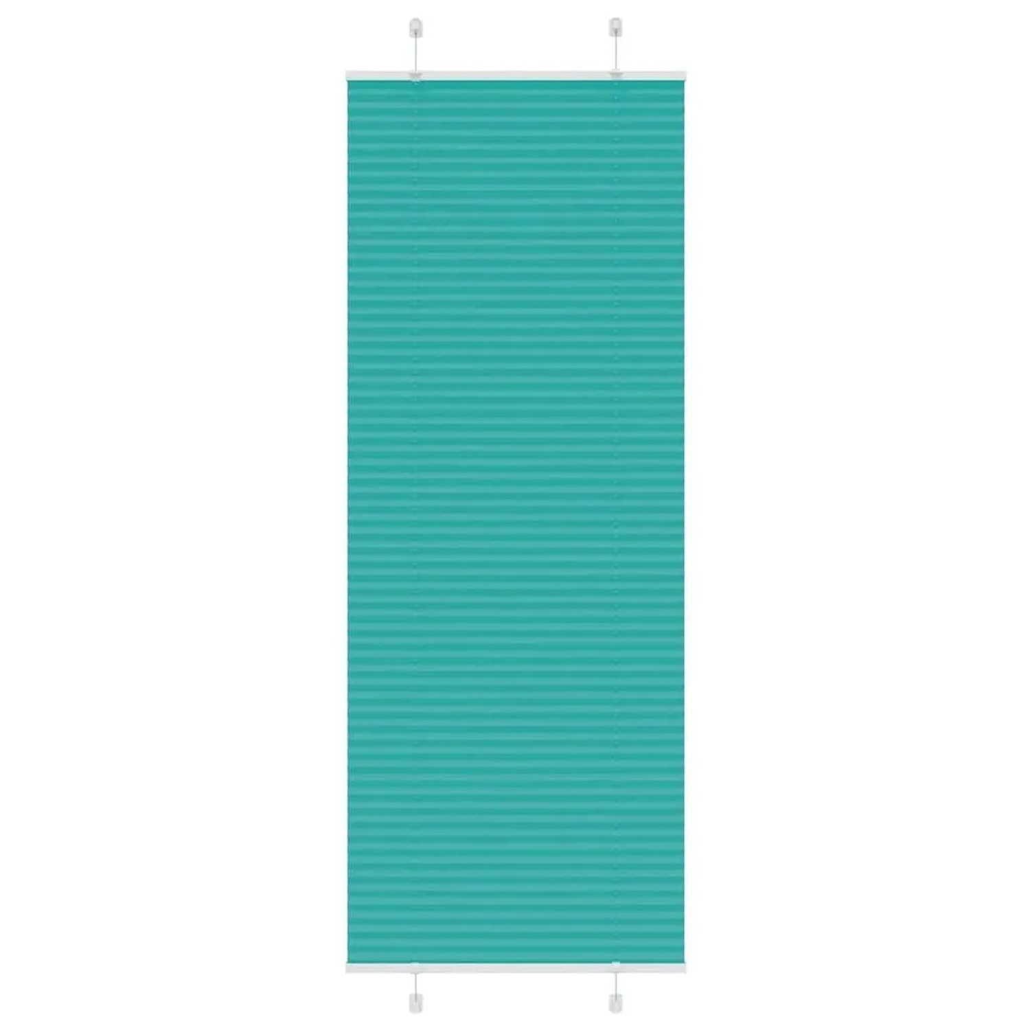 vidaXL Plissee Petrolgrün 75x200 cm Stoffbreite 74,4 cm Polyester 4015410 günstig online kaufen