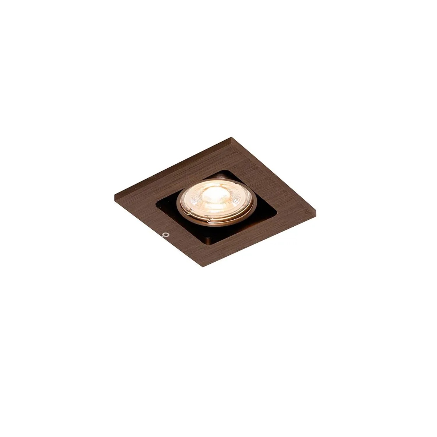 Moderner, verstellbarer QAZQA Einbaustrahler Qure in Dunkelbronze für Lampen & Leuchten.