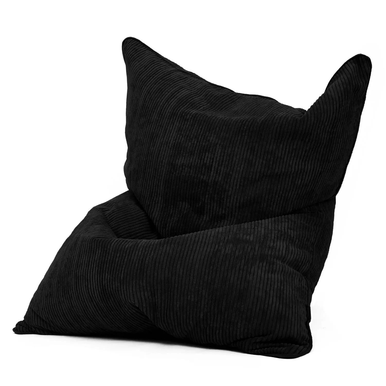 Green Bean Sitzsack Cordoba XXL 140 x 180 x 25 cm Wetterfest Waschbarer Bezug Schwarz