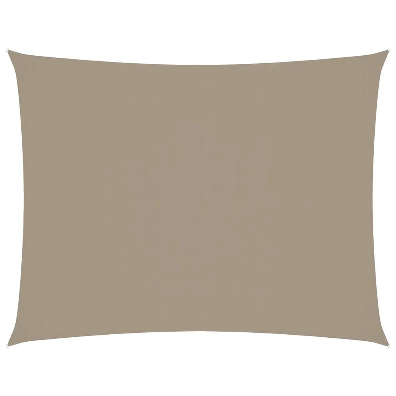 vidaXL Sonnensegel Oxford-Gewebe Rechteckig 3x6 m Taupe 135433