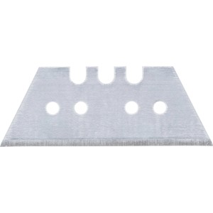 LUX Trapezklinge 0,5 mm, Werkzeugstahl, geeignet für Universalmesser, 5 Stück