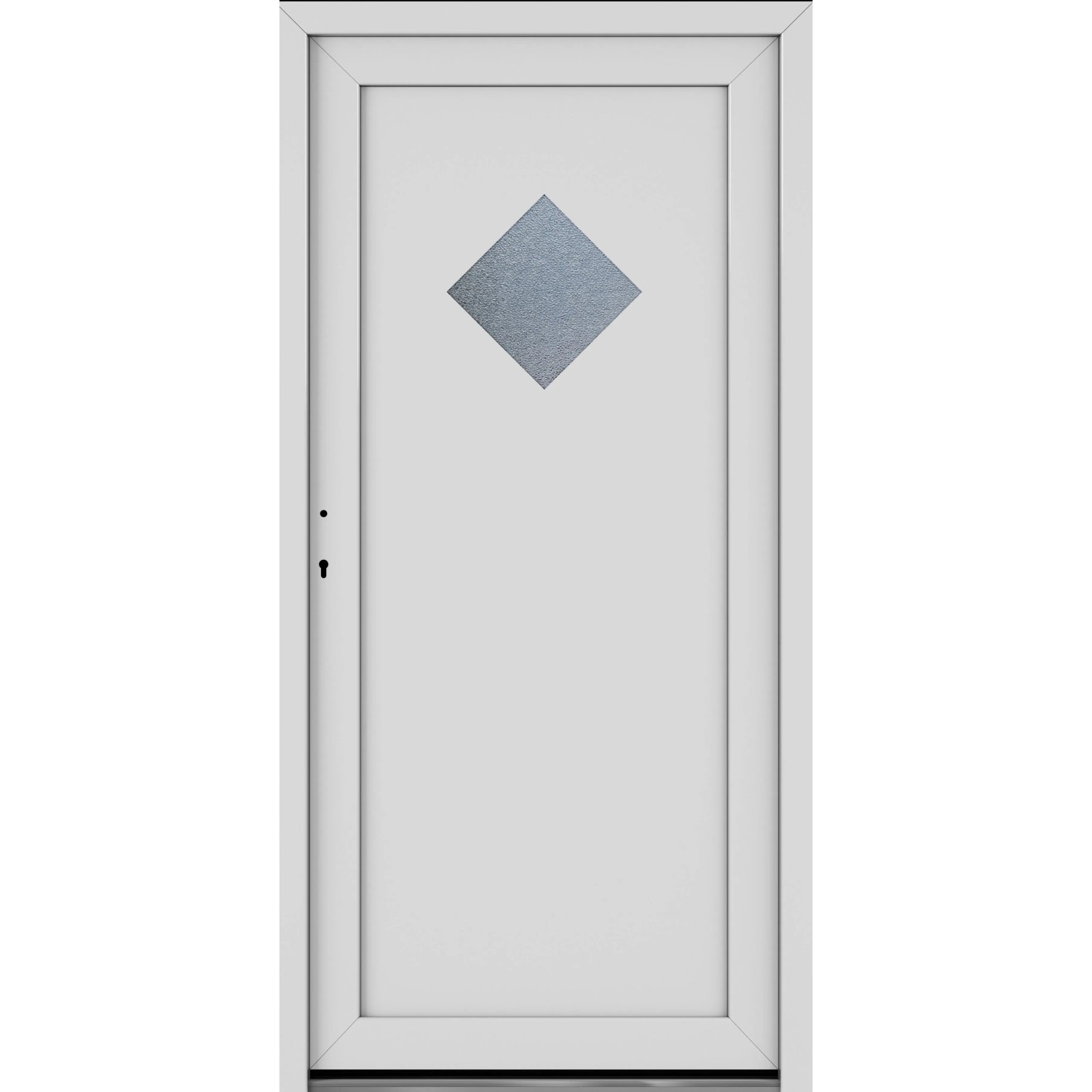 Roro Nebeneingangstür OKE 1151 Kunststoff Weiß 98 cm x 198 cm DIN L günstig online kaufen