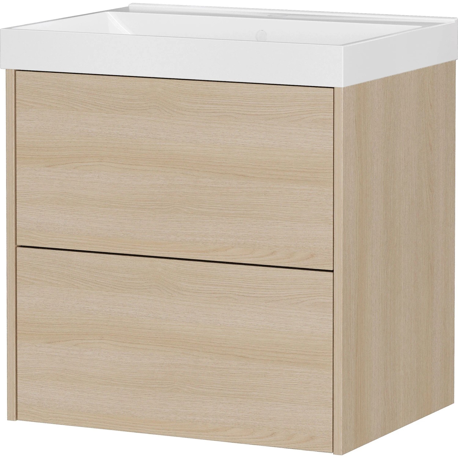 Germania Waschtisch GW-BODERA Eiche Hell B61 cm H65 cm T46 cm