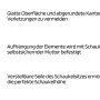 Details der Kettler Einzelschaukel: abgerundete Kanten, sichere Aufhängung mit Haken und verstellbare Seile für den Schaukelsitz.