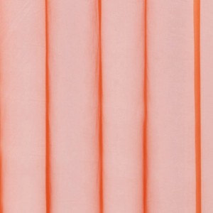 Transparenter, orangefarbener Ösenschal „Noella“ 140x145 cm, Fenstervorhang für leichten Sichtschutz.