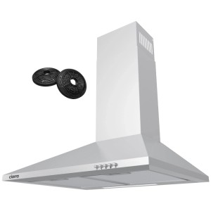 CIARRA Dunstabzugshaube 60cm A++ mit Kohlefilter für Umluft- und Abluftbetrieb.