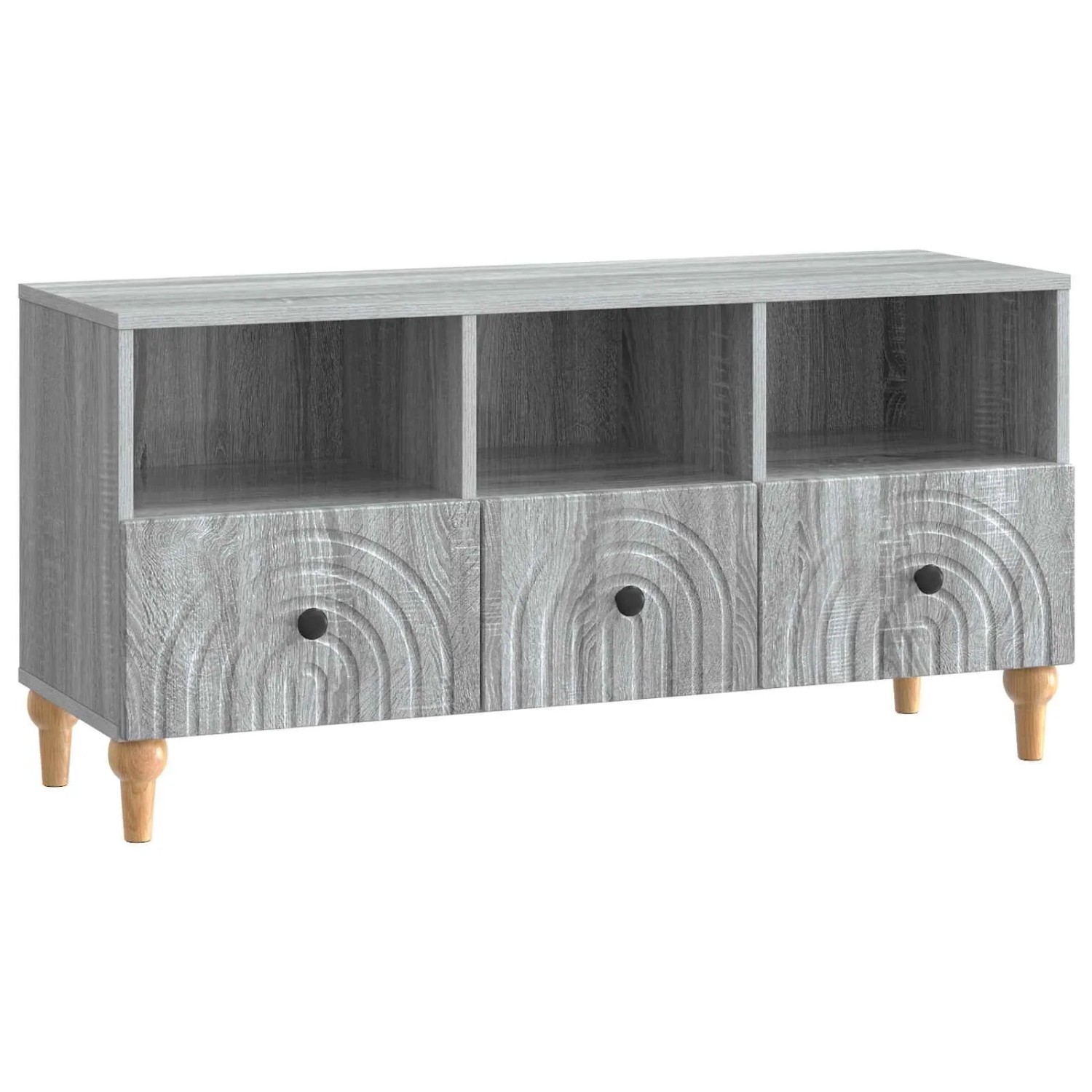 vidaXL TV-Schränk Graues Sonoma 102 x 34,5 x 50 cm Holzwerkstoff 894221